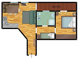 Apartmány Sass Pordoi - Arabba