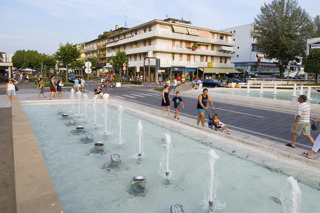 Promenáda v Bibione