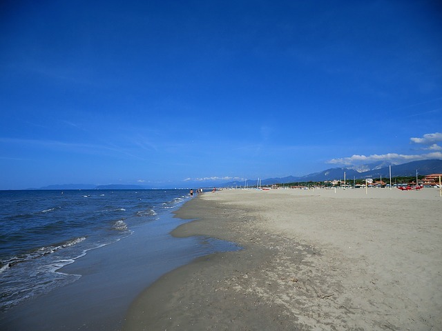 Pláž v Toskánsku
