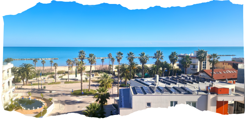 Pláž San Benedetto del Tronto tronto_ramecek