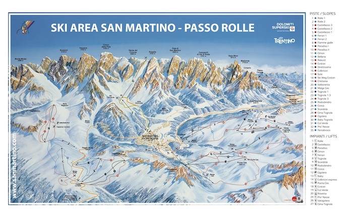 Skimap San Martino - Passo Rolle